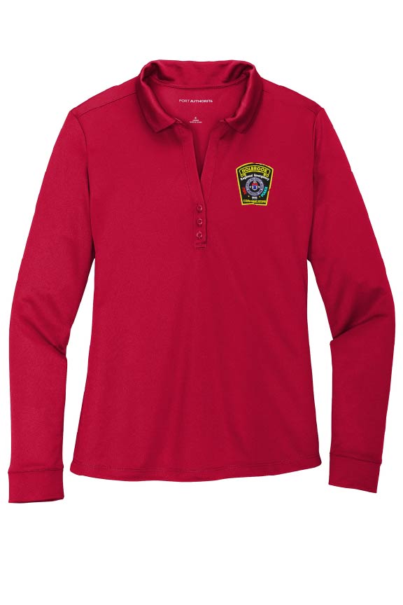 HRECC: Port Authority Women's Silk Touch™ Performance Long Sleeve Polo