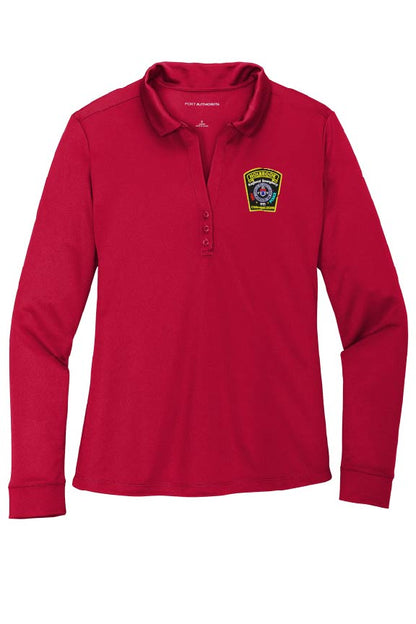 HRECC: Port Authority Women's Silk Touch™ Performance Long Sleeve Polo