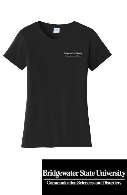 BSU Communication Sciences: Women's Port and Company Ringspun T-Shirt