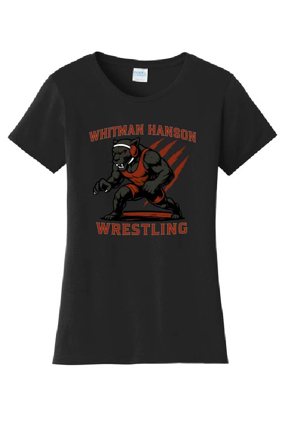 Whitman Hanson Wrestling: Women's Style Short Sleeve T-Shirt