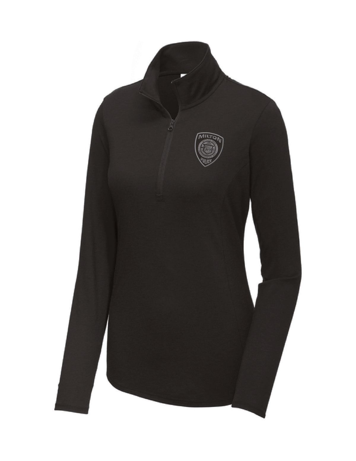Milton Police: Sport-Tek Women's Tri-Blend Wicking 1/4-Zip Pullover