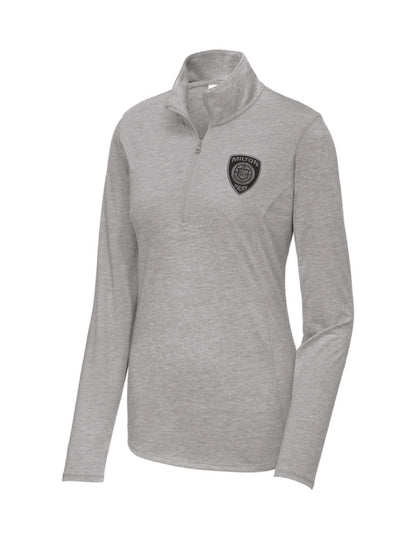 Milton Police: Sport-Tek Women's Tri-Blend Wicking 1/4-Zip Pullover
