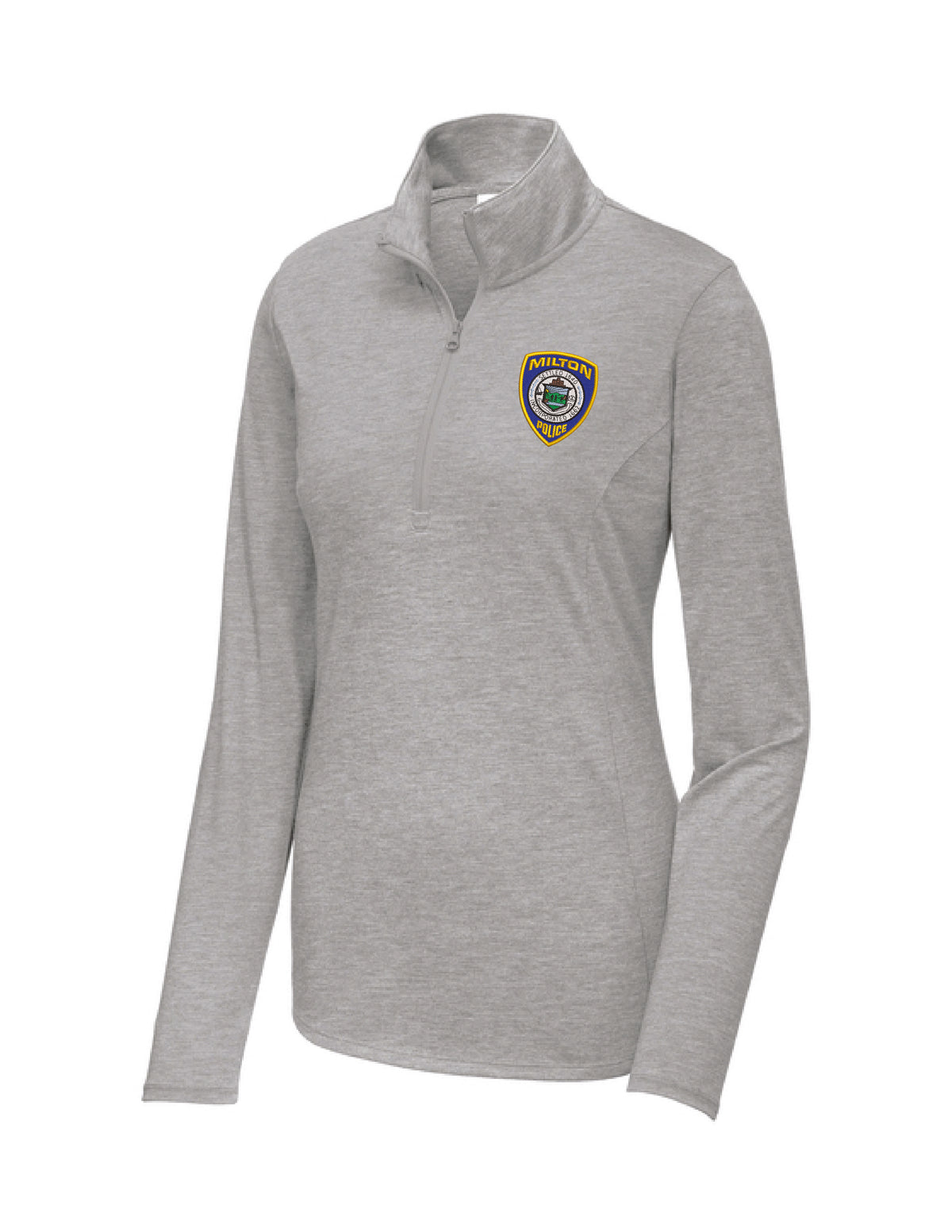 Milton Police: Sport-Tek Women's Tri-Blend Wicking 1/4-Zip Pullover