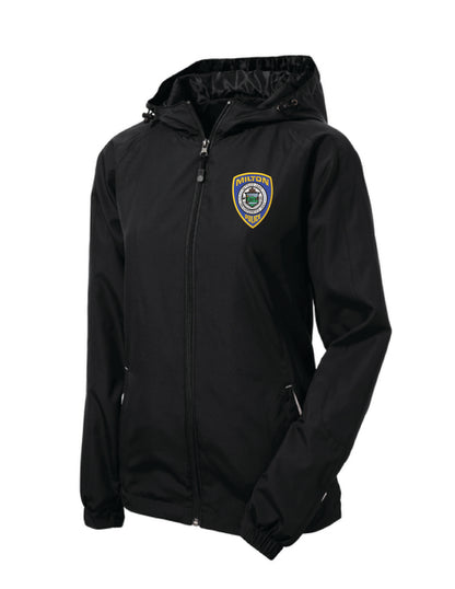Milton Police: Sport-Tek Women's Colorblock Hooded Raglan Jacket