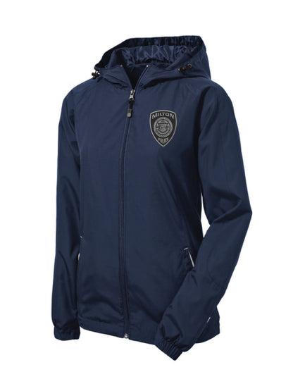 Milton Police: Sport-Tek Women's Colorblock Hooded Raglan Jacket
