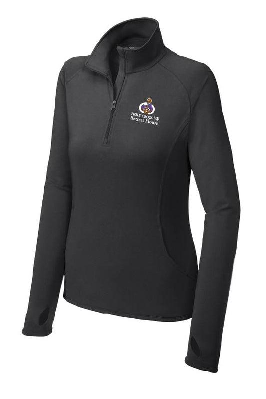 Holy Cross Retreat House: Women's Embroidered 1/4 Zip Pullover