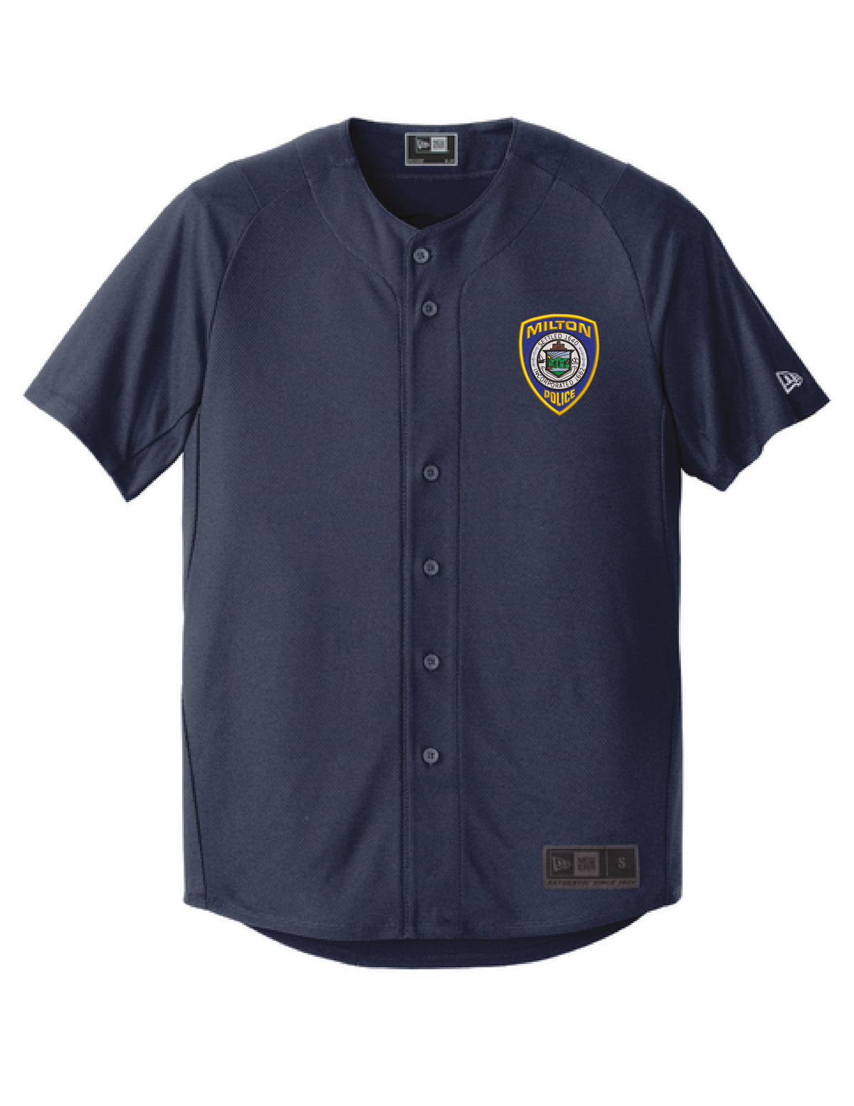 Milton Police: New Era Full-Button Jersey