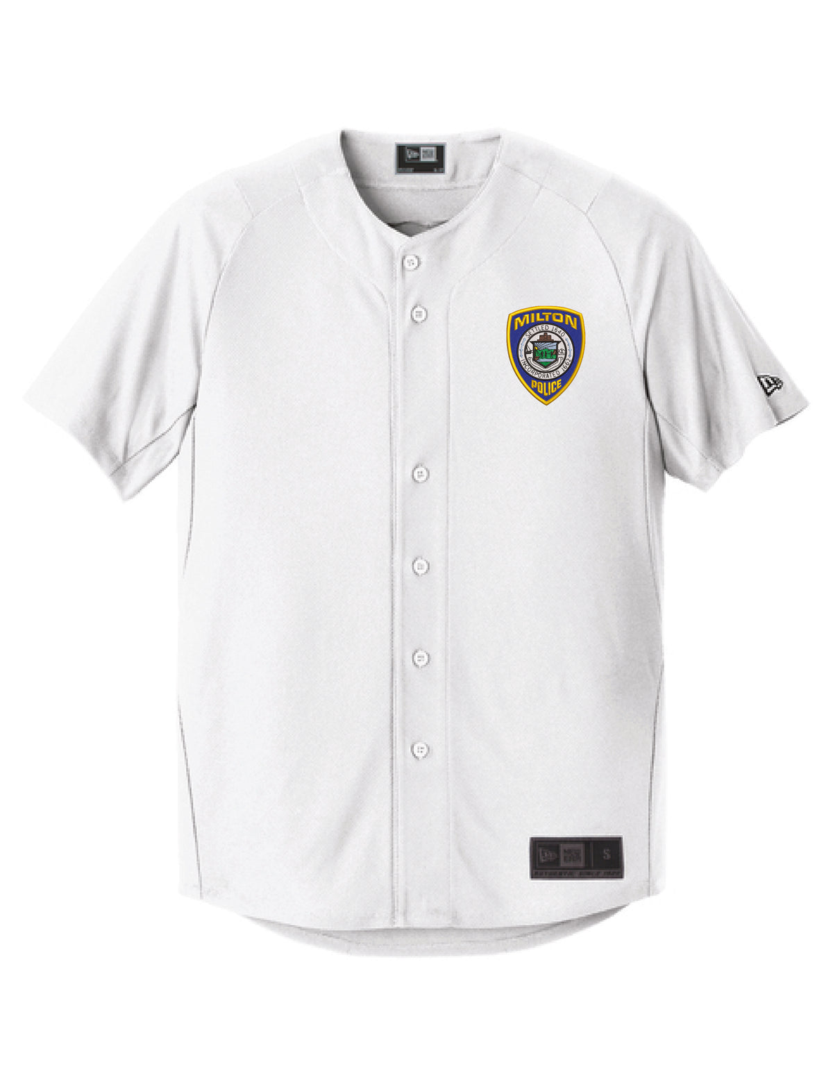 Milton Police: New Era Full-Button Jersey
