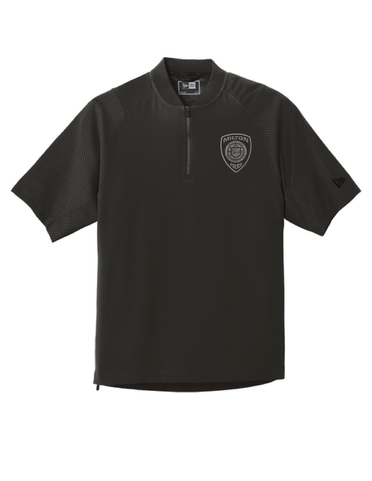 Milton Police: New Era® Cage Short Sleeve 1/4-Zip Jacket