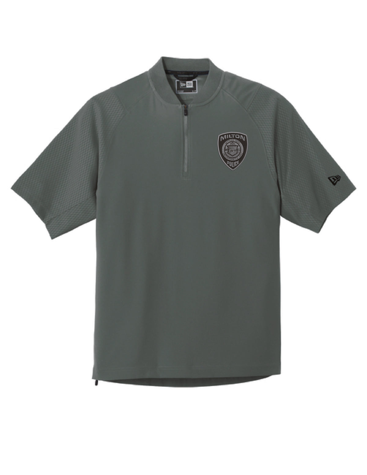 Milton Police: New Era® Cage Short Sleeve 1/4-Zip Jacket