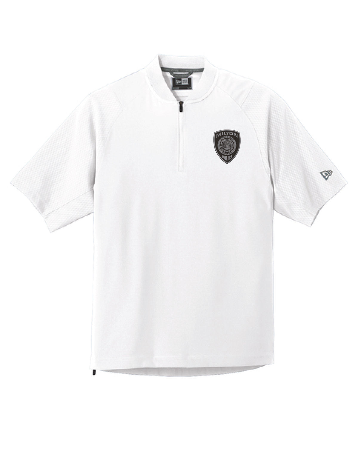 Milton Police: New Era® Cage Short Sleeve 1/4-Zip Jacket