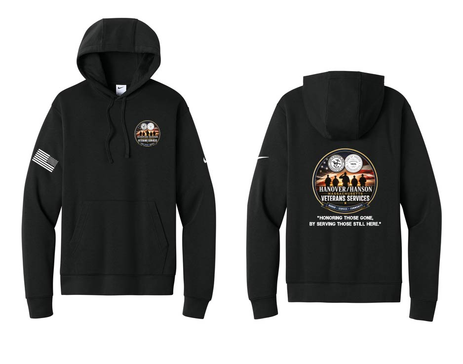 Hanover/Hanson Veteran's Services: Nike Fleece Hooded Sweatshirt