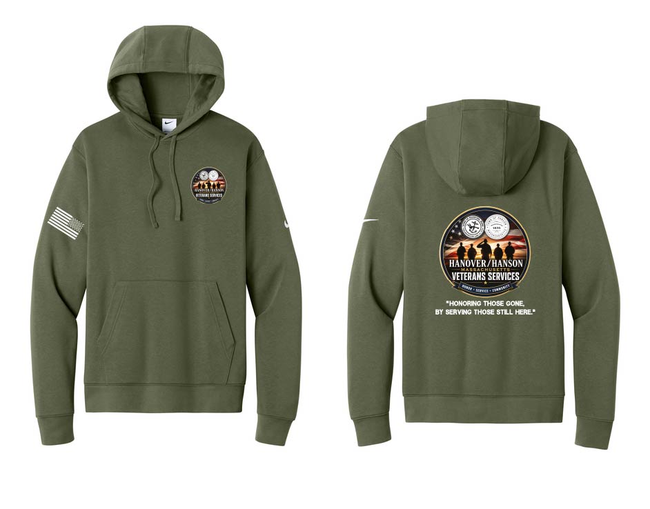 Hanover/Hanson Veteran's Services: Nike Fleece Hooded Sweatshirt