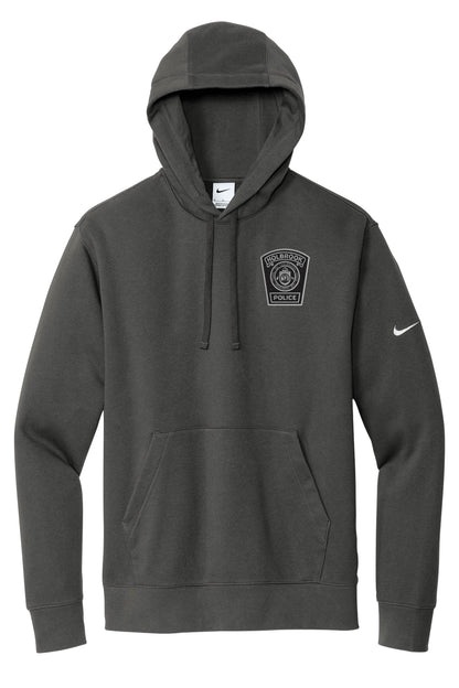 Holbrook Police: Nike Brand Club Fleece Sleeve Swoosh Pullover Hoodie