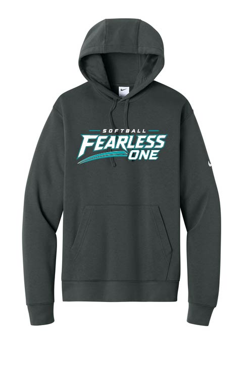 Fearless Softball: Adult Nike Hooded Sweatshirt