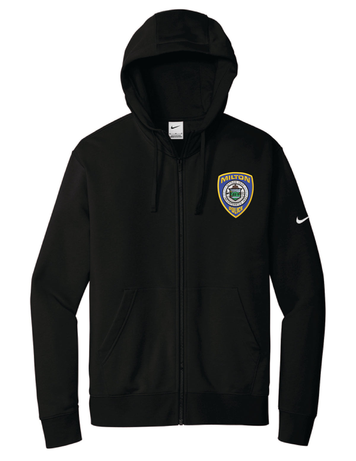 Milton Police: Nike Club Fleece Full-Zip Hoodie