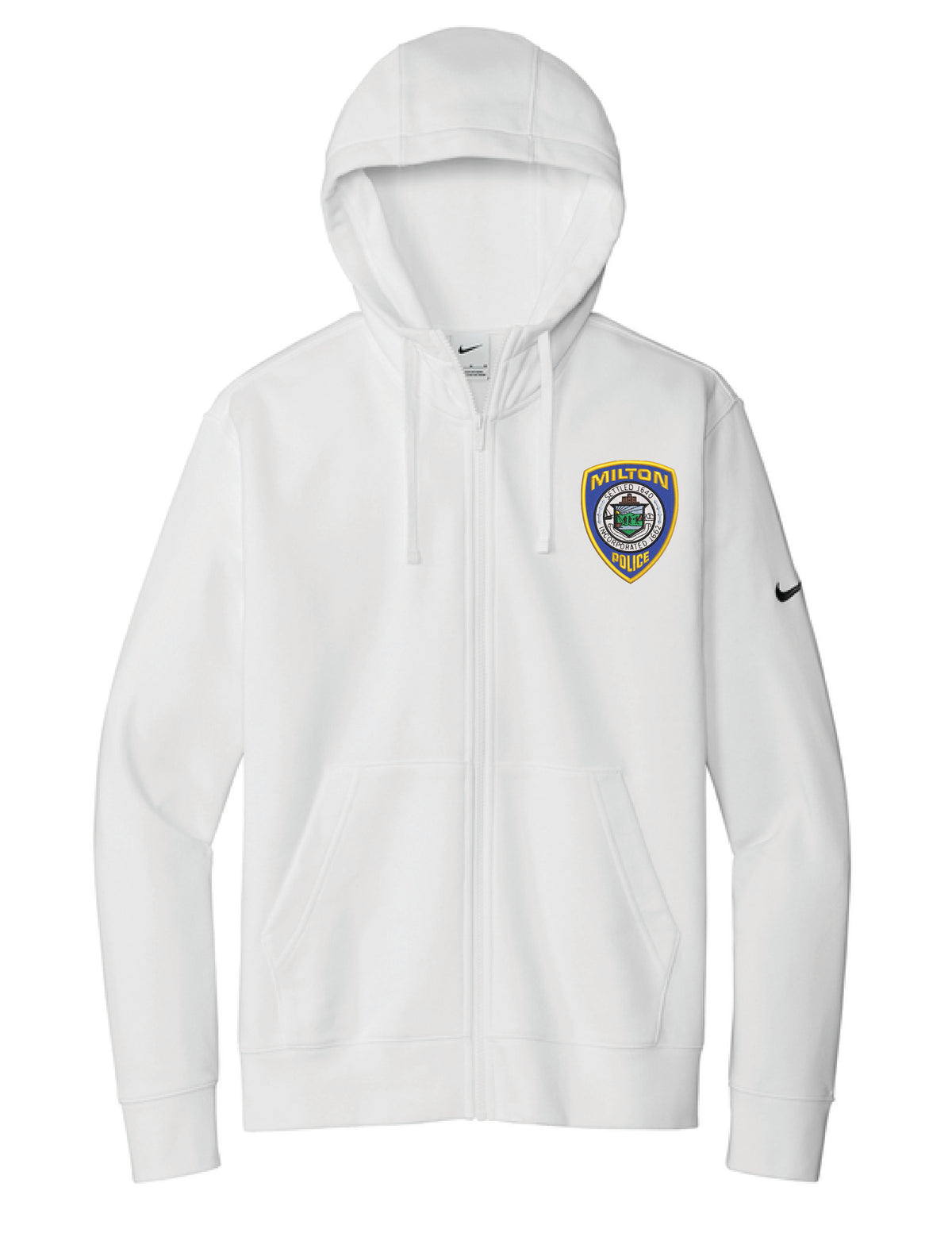 Milton Police: Nike Club Fleece Full-Zip Hoodie