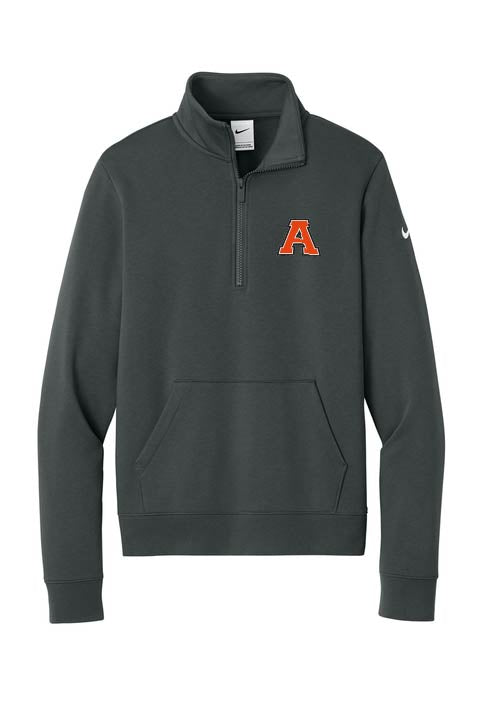 AMHS: Women's Nike Club Fleece Sleeve Swoosh 1/2-Zip