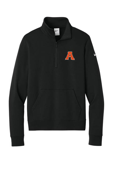 AMHS: Women's Nike Club Fleece Sleeve Swoosh 1/2-Zip