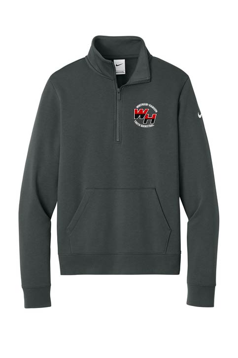 Whitman Hanson Basketball: Coaches' WOMEN'S Nike Fleece Quarter-Zip