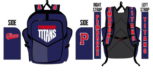 Pembroke Baseball and Softball: Custom Pembroke Titans Bat Bag