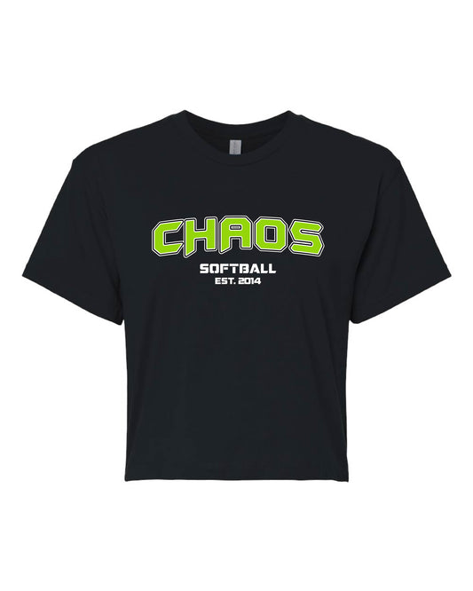 South Shore Chaos: Next Level Women's Festival Cropped Tee