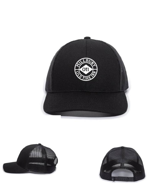 Millbury Old Time Inn: Embroidered Mesh Back Snap Back Trucker Hat
