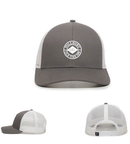 Millbury Old Time Inn: Embroidered Mesh Back Snap Back Trucker Hat