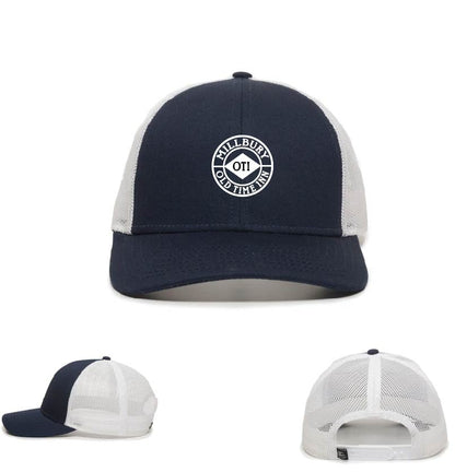 Millbury Old Time Inn: Embroidered Mesh Back Snap Back Trucker Hat