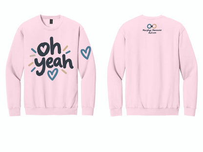 Murphy's Maneuver: "Oh Yeah" Gildan Softstyle Crewneck Sweatshirt