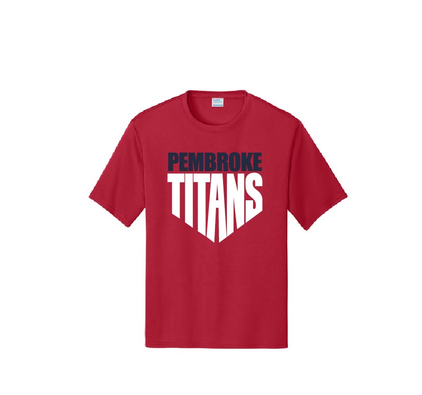 Pembroke Baseball and Softball: Dry-Fit Performance Tee *Adult and Youth Sizes*
