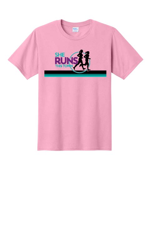 She Runs This Town: Unisex Cotton T-Shirt