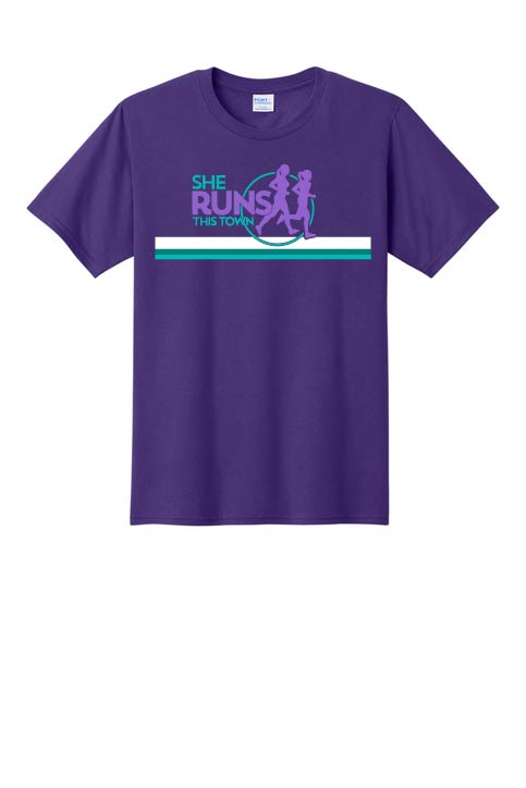 She Runs This Town: Unisex Cotton T-Shirt