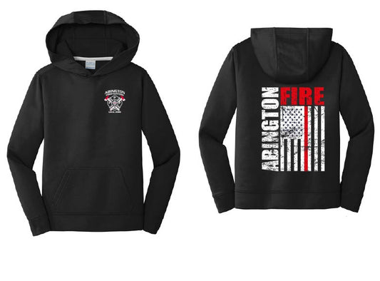 AFD: YOUTH Port & Co™ Youth Performance Fleece Pullover Hooded Sweatshirt