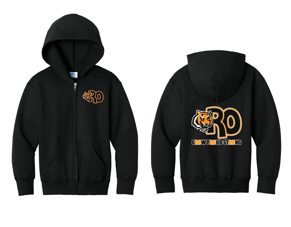 Richard Olmstead: Port and Company Full Zip Hooded Sweatshirt