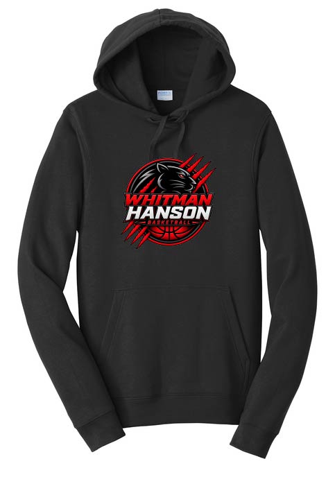 Whitman Hanson Basketball: Panthers Hooded Fleece Sweatshirt
