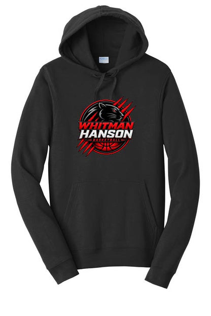 Whitman Hanson Basketball: Panthers Hooded Fleece Sweatshirt