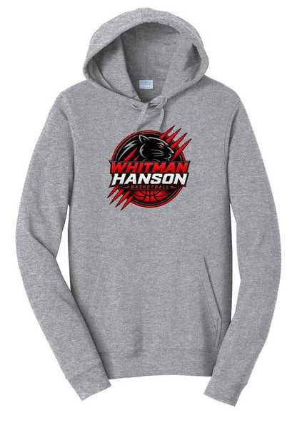 Whitman Hanson Basketball: Panthers Hooded Fleece Sweatshirt
