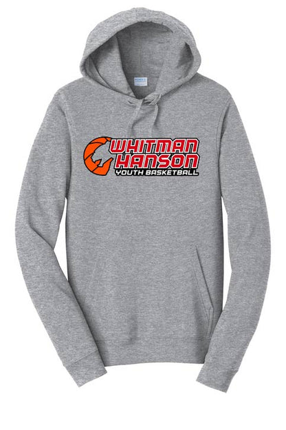 Whitman Hanson Basketball:  Port and Co Ringspun Hooded Fleece Sweatshirt