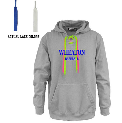 Wheaton College Baseball: Pennant Hockey Hoodie