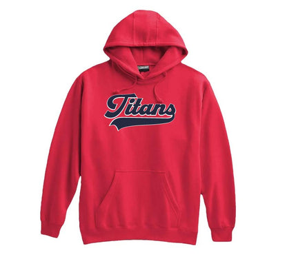 Pembroke Baseball and Softball: Pennant Super-10 Hooded Titans Sweatshirt *Adult and Youth Sizes* (Copy)