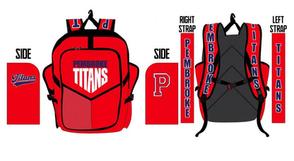 Pembroke Baseball and Softball: Custom Pembroke Titans Bat Bag