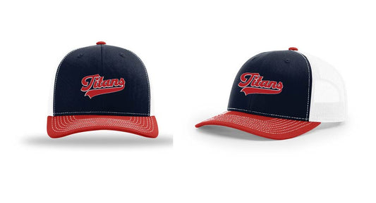 Pembroke Baseball and Softball: Richardson Snapback Trucker with Puff Embroidered Logo