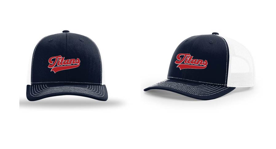Pembroke Baseball and Softball: Richardson Snapback Trucker with Puff Embroidered Logo
