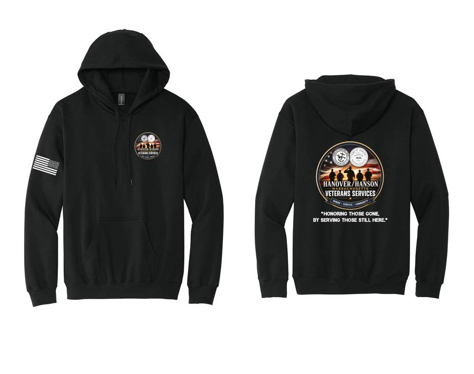 Hanover/Hanson Veteran's Services: Gildan Softstyle Hooded Sweatshirt