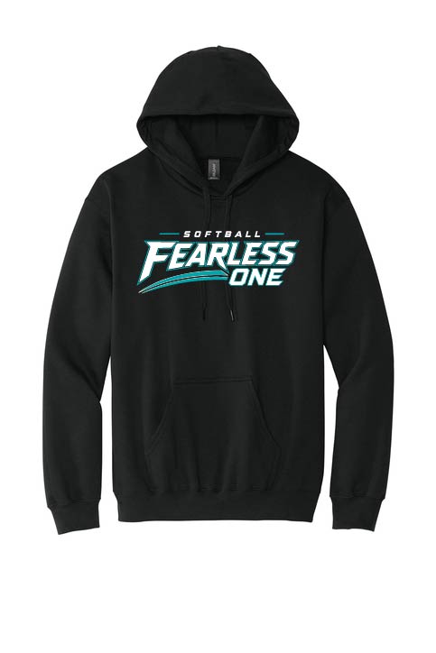 Fearless Softball: Unisex Gildan Softstyle Hooded Sweatshirt