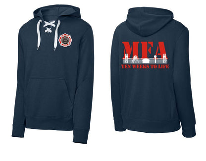 MFA: Sport-Tek Lace Up Pullover Hooded Sweatshirt