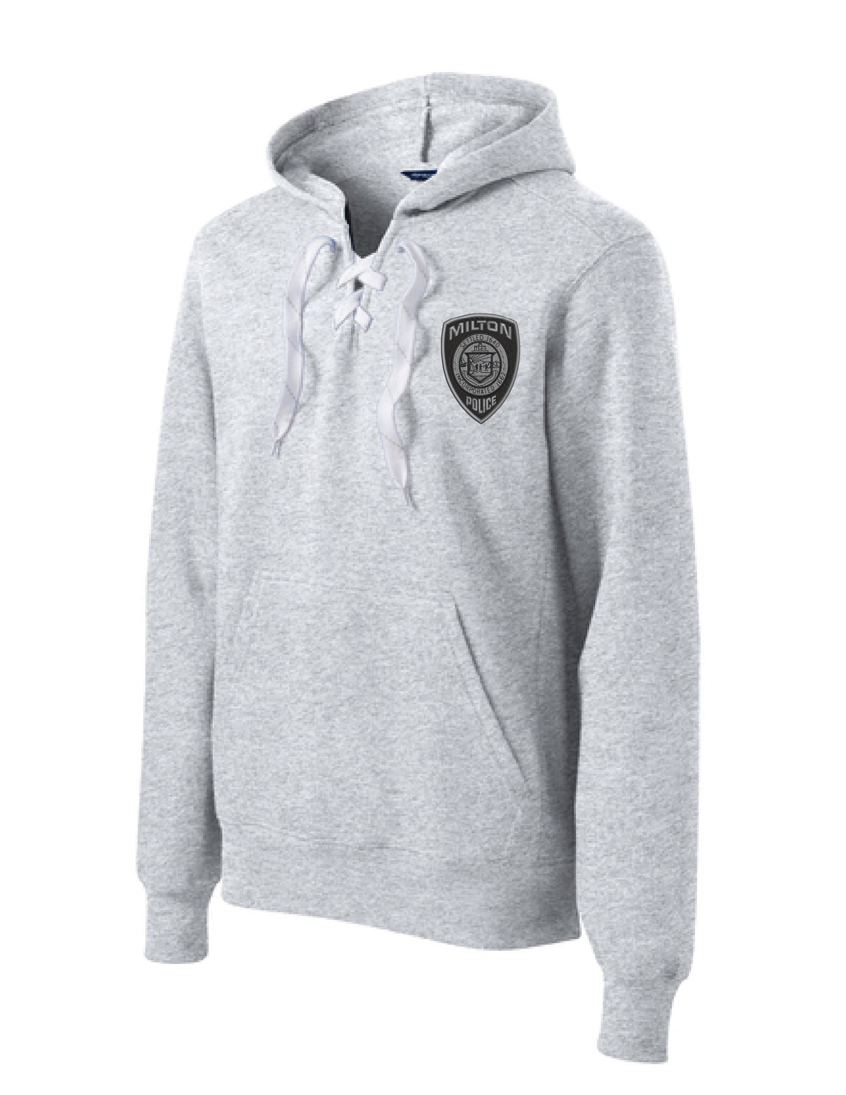 Milton Police: Sport-Tek® Lace Up Pullover Hooded Sweatshirt