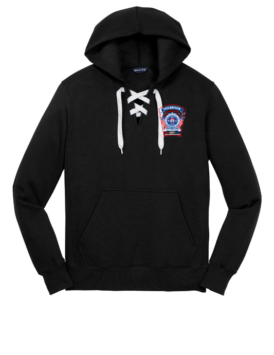 HRECC Stars and Stripes: Sport-Tek Lace Up Pullover Hooded Sweatshirt