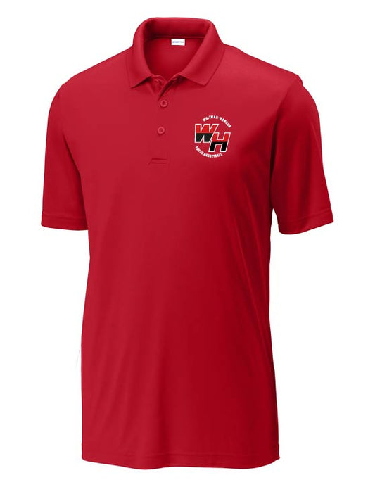 Whitman Hanson Basketball: COACHES - Men's Performance Polo Shirt